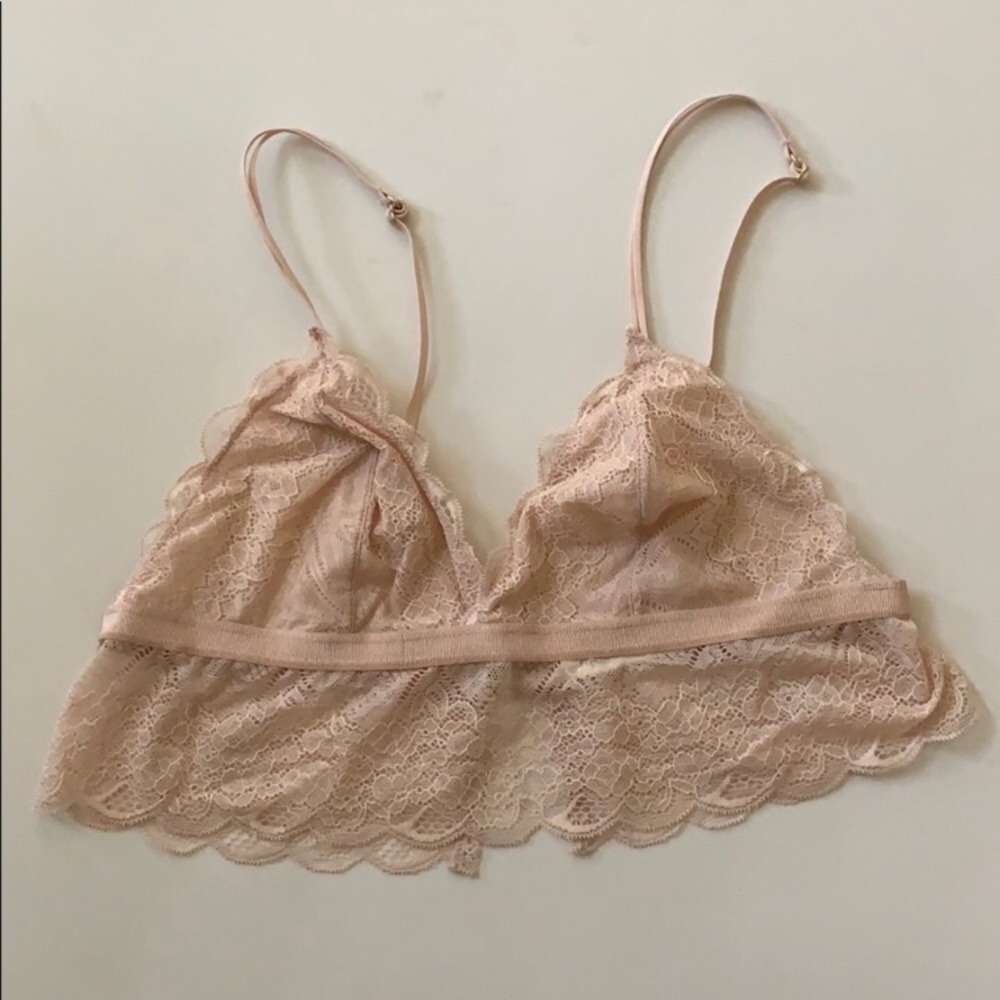 Madewell bralette in powder pink